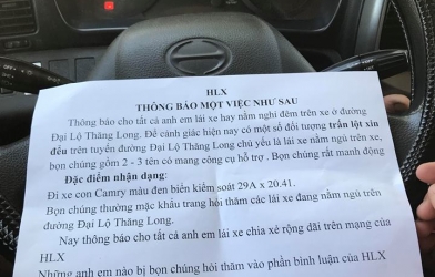 Cảnh báo trấn lột trên Đại lộ Thăng Long - Việc làm tốt của HLX