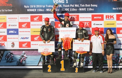 Chặng 1 Giải đua xe mô tô Việt Nam 2018: Vũ điệu của tốc độ