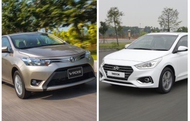 So sánh xe Toyota Vios và Hyundai Accent: Kẻ tám lạng người nửa cân