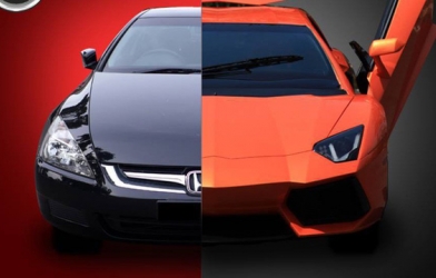 Honda Accord 'biến hóa thần kỳ' thành Lamborghini Aventador cực chất