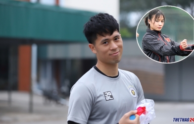 Đình Trọng mơ được đá cặp cùng hotgirl bóng đá Hoàng Loan