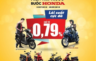 10 khách hàng được HD SAISON tặng xe SH