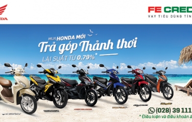 Mua Honda mới - trả góp thảnh thơi
