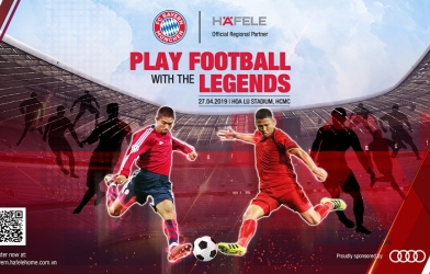 Chân sút huyền thoại của FC Bayern đến Việt Nam, so tài cùng Nguyễn Anh Đức