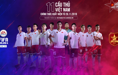 Văn Hậu, Đình Trọng, Duy Mạnh hóa siêu anh hùng trong clip mới nhất của Fifa online 4, hoàn thiện đội hình 11 cầu thủ Việt Nam cùng việc cập nhật chỉ số gây sốt cộng đồng