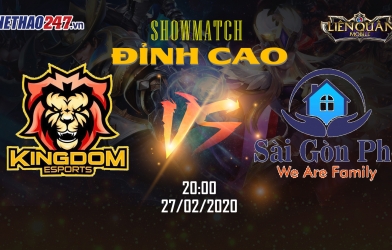 Sài Gòn Phố vs KingDom Esports: Đại chiến Liên Quân Mobile