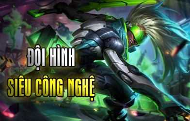 Leo rank Đấu Trường Chân Lý với đội hình Siêu Công Nghệ