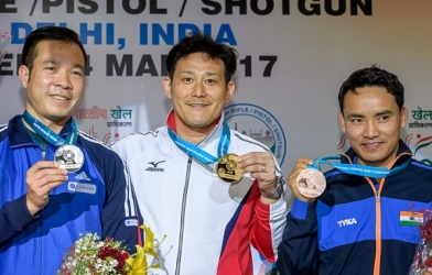 Hoàng Xuân Vinh tham dự Cup Bắn súng thế giới tại Ấn Độ 