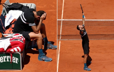 Del Potro tiết lộ lý do bật khóc sau khi lọt vào bán kết