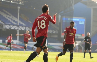 Chấm điểm Everton 1-3 MU: Trận đấu của Bruno