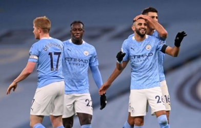 Man City giành trọn 3 điểm trong cơn mưa bàn thắng