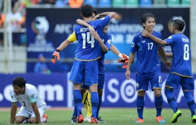Vùi dập U16 Brunei, U16 Thái Lan vững vàng ngôi đầu bảng B