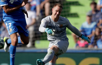 Xavi 'nhập', thủ môn Ter Stegen tạo ra bàn thắng đơn giản nhất của Barca