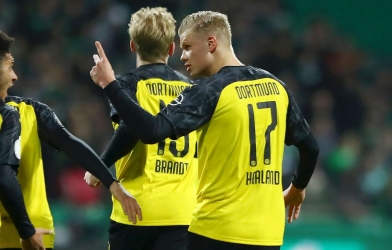 Haaland tiếp tục có kỷ lục trong ngày Dortmund bại trận