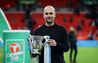 Pep mơ về kỳ tích lịch sử sau hattrick Cúp Liên đoàn