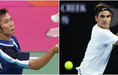 VIDEO: Tay vợt số 1 Việt Nam thực hiện thử thách giống Federer