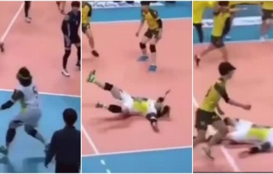 VIDEO: VĐV khốn khổ nhất thế giới, bị đối thủ và đồng đội 'hành tới bến'