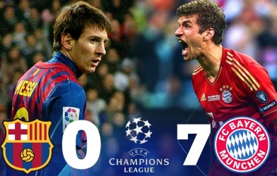VIDEO: Bayern hủy diệt Barca bằng 7 bàn không gỡ