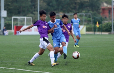 U19 Hà Nội may mắn thoát thua trước U19 Nam Định