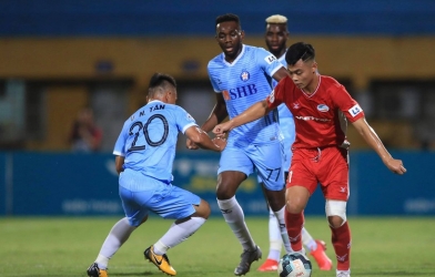 Viettel nhọc nhằn giữ lại 1 điểm trước SHB Đà Nẵng