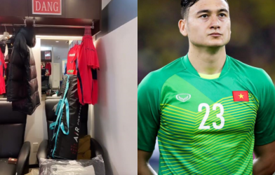 Tên Đặng Văn Lâm đã xuất hiện ở phòng thay đồ Cerezo Osaka
