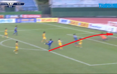 Bỏ lỡ cơ hội, U21 SLNA trả giá bởi cú sút trên không đẹp mắt