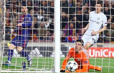 Messi tỏa sáng, Barca tiễn Chelsea rời Champions League