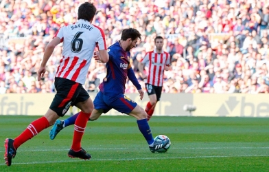Messi lập công giúp Barca đả bại Athletic Bilbao