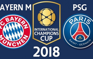 Trực tiếp Bayern Munich vs PSG, 21h05 ngày 21/7