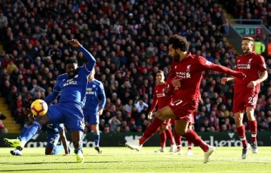 Salah và Mane tỏa sáng, Liverpool hủy diệt Cadiff