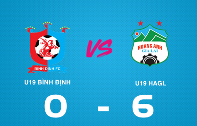 HAGL hủy diệt đối thủ bằng tỉ số của set tennis