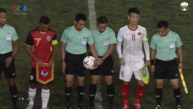 VIDEO: Màn trình diễn của Thanh Sơn trong màu áo U22 VN