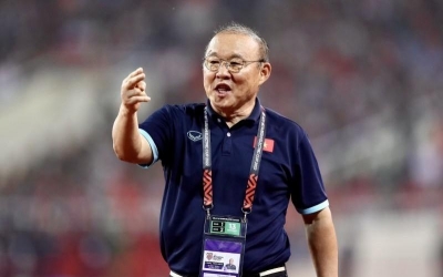 HLV Park Hang Seo gửi lời chúc Tết tới CĐV Việt Nam