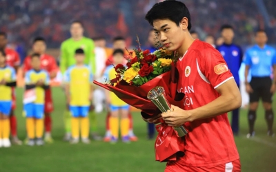 Đình Bắc chính thức nhận giải Vua phá lưới U23 châu Á