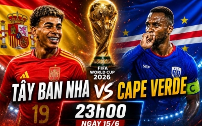 Link xem trực tiếp Tây Ban Nha vs Cabo Verde hôm nay 23h00 ngày 15/6 trên VTV