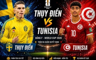 Xem trực tiếp Thụy Điển vs Tunisia - World Cup 2026 ở đâu?