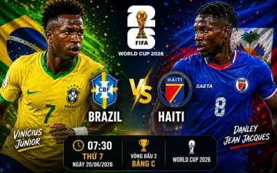 Đội hình mạnh nhất Brazil vs Haiti: Vinicius lĩnh xướng hàng công, Neymar báo tin buồn