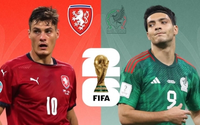 Trực tiếp CH Séc vs Mexico, 8h00 hôm nay 25/6