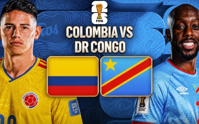 Trực tiếp Colombia vs CHDC Congo, 9h00 hôm nay 24/06