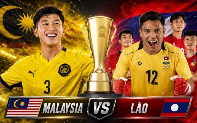 Trực tiếp Malaysia 0-0 Lào: Malaysia ép sân dữ dội