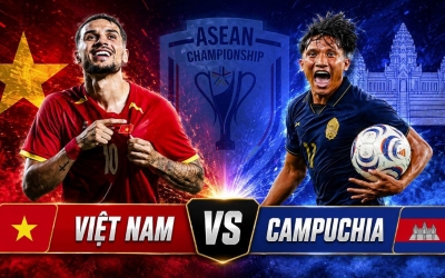 Trực tiếp Việt Nam vs Campuchia: Giữ chắc ngôi đầu bảng A