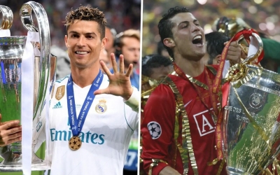 Ronaldo bị loại khỏi đội hình hay nhất lịch sử Champions League