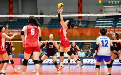 Trực tiếp bóng chuyền nữ Việt Nam vs Indonesia: Indonesia vươn lên