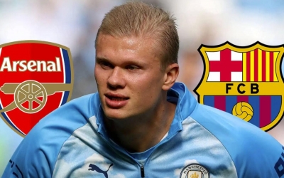 Haaland lựa chọn giữa Arsenal và Barca, quyết định đã được đưa ra
