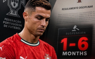 NÓNG: LĐBĐ Bồ Đào Nha gây bất ngờ về án kỷ luật cho Ronaldo