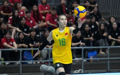 Trực tiếp bóng chuyền nữ VTV Bình Điền Long An 1-0 Hà Nội Tasco Auto: Thị uy sức mạnh