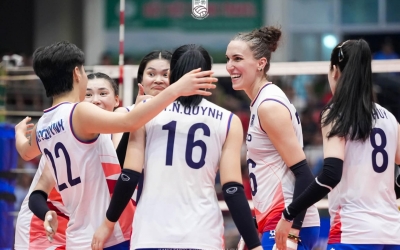 Thắng dễ HCĐG, bóng chuyền nữ Hà Nội lần đầu vô địch Cúp Hùng Vương