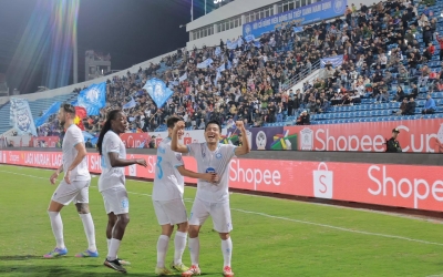 Trực tiếp Nam Định 1-0 Johor DT: Văn Vĩ mở điểm