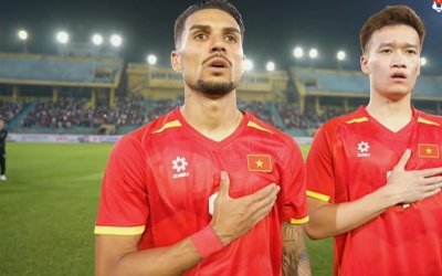 Trực tiếp bóng đá Việt Nam 0-0 Bangladesh: Hoàng Hên đá chính