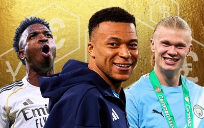 Mbappe và Vinicius Jr chính thức vượt qua Haaland tại châu Âu